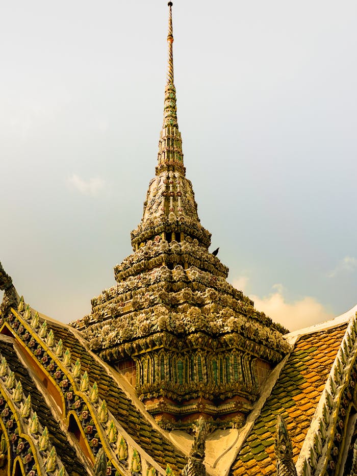 Golden Pagoda Detail, Thailand